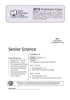 2013 Preliminary Senior Science (Yr 11)
