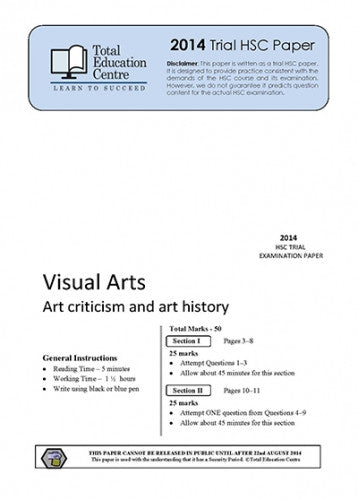 2014 Trial HSC Visual Arts | Total Education Centre