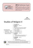 2016 Trial Prelim (Yr 11) Studies of Religion II