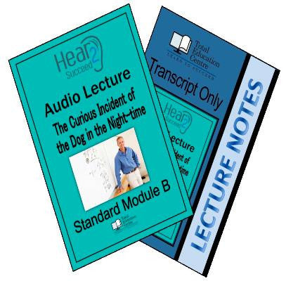 Hear2Succeed English Standard The Curious Incident Notes and Audio lecture