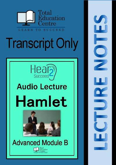 Hear2Succeed English Advanced Hamlet Notes