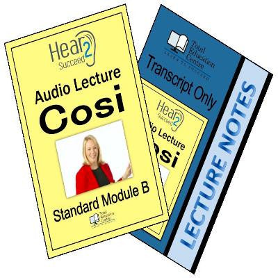 Hear2Succeed English Standard Cosi Notes and Audio lecture
