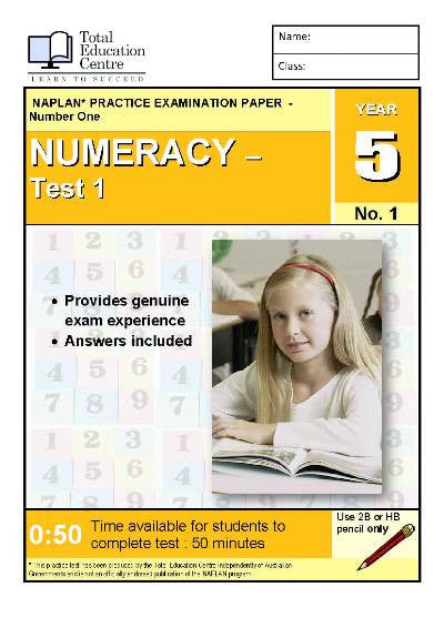 Yr 5 Numeracy Test 1