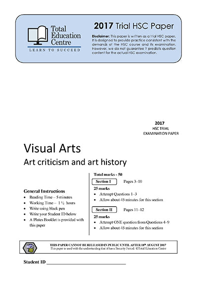 2017 Trial HSC Visual Arts